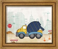 Framed 'Cement Truck' border=