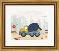 Framed 'Cement Truck' border=