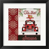 Tis the Season Truck Framed Print