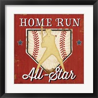 Framed 'Home Run' border=