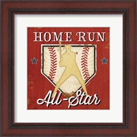 Framed 'Home Run' border=