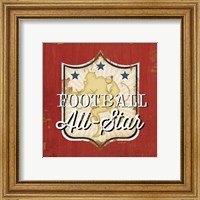 Framed 'Football III' border=