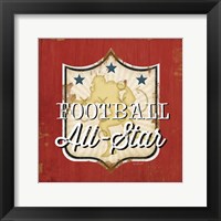 Football III Framed Print