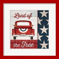 Framed 'Land of the Free' border=