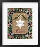 Peace on Earth Framed Print