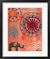 Framed Bohemian Elephant