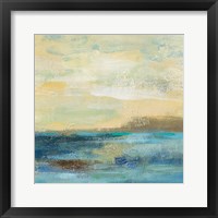 Framed 'Sunset Beach II A' border=