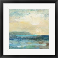 Framed 'Sunset Beach I A' border=