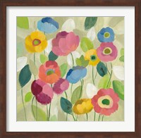 Framed Fairy Tale Flowers I