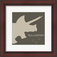 Framed 'Triceratops' border=
