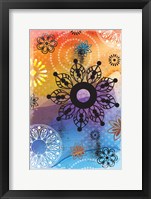 Warm Colors Florals III Framed Print