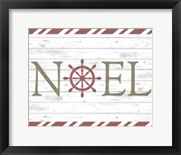 Framed Coastal Noel Christmas