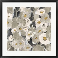 Velvety Florals Neutral II Framed Print