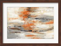 Framed Golden Dust Crop Orange