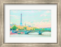 Framed Pastel Paris