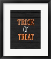 Trick or Treat Framed Print