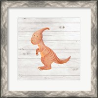 Framed 'Water Color Dino III' border=