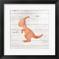 Water Color Dino III Framed Print