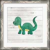 Framed 'Water Color Dino VI' border=