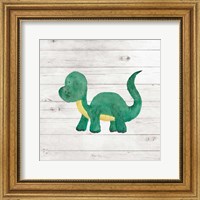 Framed 'Water Color Dino VI' border=