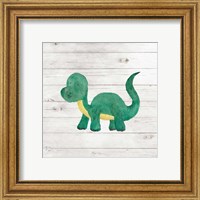 Framed 'Water Color Dino VI' border=