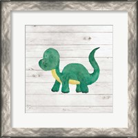 Framed 'Water Color Dino VI' border=