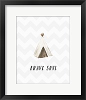 Brave Soul Framed Print