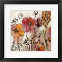 Contemporary Botanical Cream II Framed Print