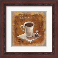 Framed 'Coffee Time IV' border=