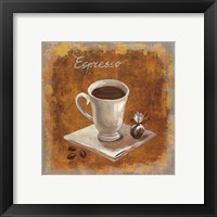 Framed 'Coffee Time IV' border=