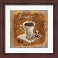 Framed 'Coffee Time IV' border=