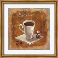 Framed 'Coffee Time IV' border=