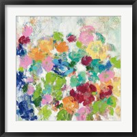 Framed 'Hydrangea Bouquet III' border=