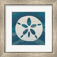 Framed 'Sea Glass II' border=