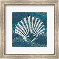 Framed 'Sea Glass I' border=