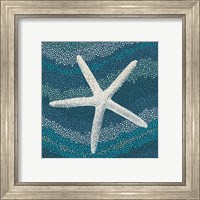 Framed 'Sea Glass IV' border=