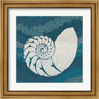 Framed 'Sea Glass III' border=