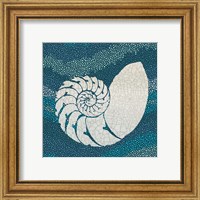 Framed 'Sea Glass III' border=