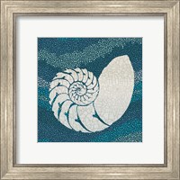 Framed 'Sea Glass III' border=