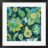 Framed Fun Florals Indigo Crop