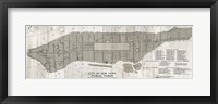 Framed New York Parks Map