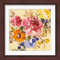 Framed 'Summer Garden II' border=