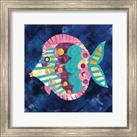 Framed 'Boho Reef IV' border=