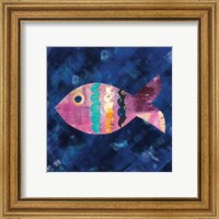 Framed 'Boho Reef III' border=