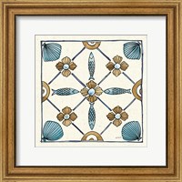 Framed Coastal Breeze Tile II