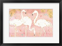 Framed Flamingo Fever IV