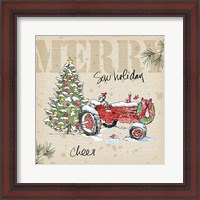 Framed 'Country Christmas III' border=