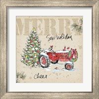 Framed 'Country Christmas III' border=