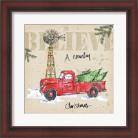 Framed 'Country Christmas IV' border=