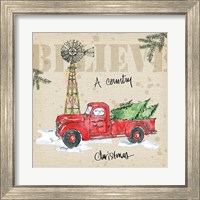 Framed 'Country Christmas IV' border=